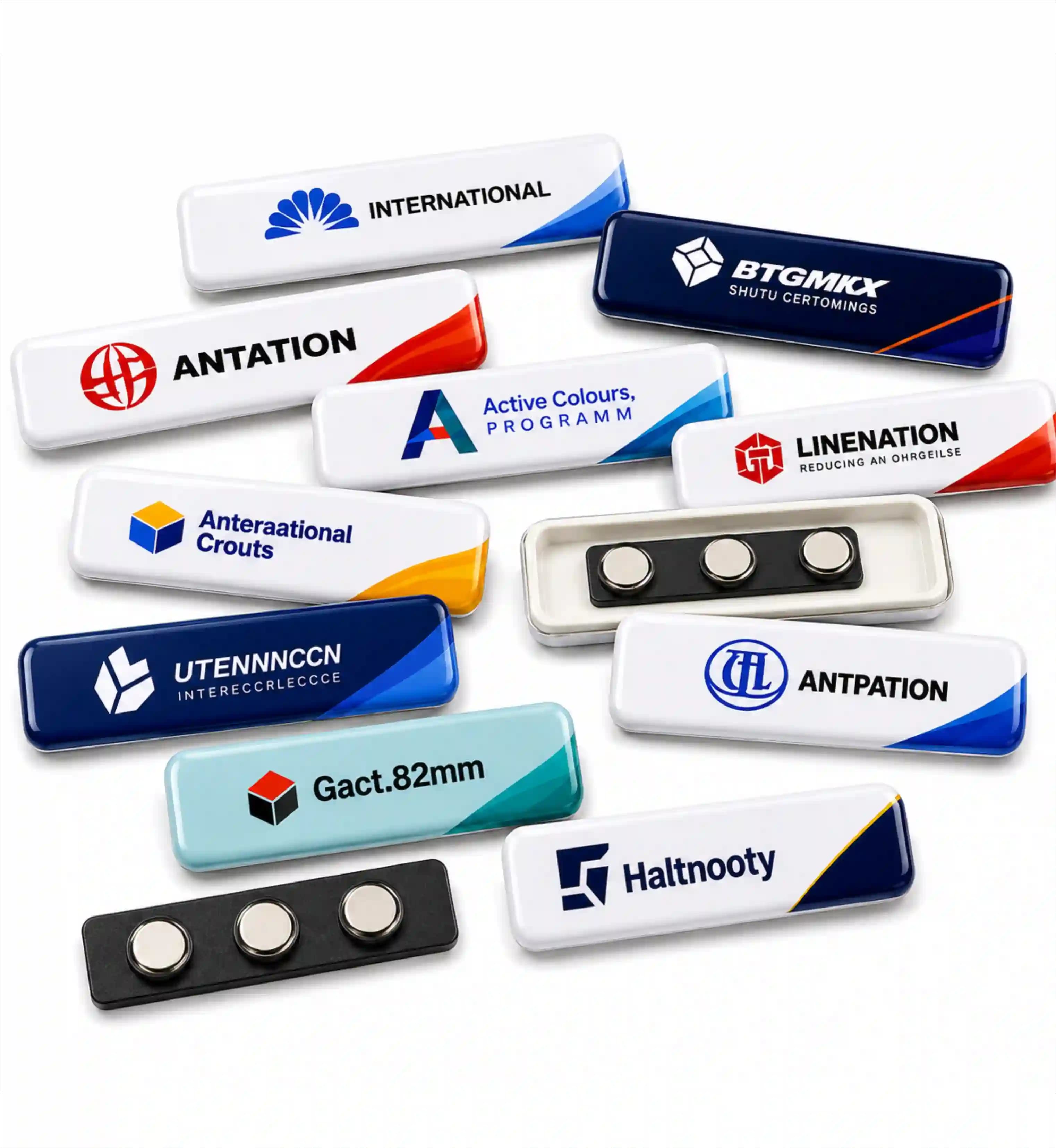 Rectangle Magnet Badge