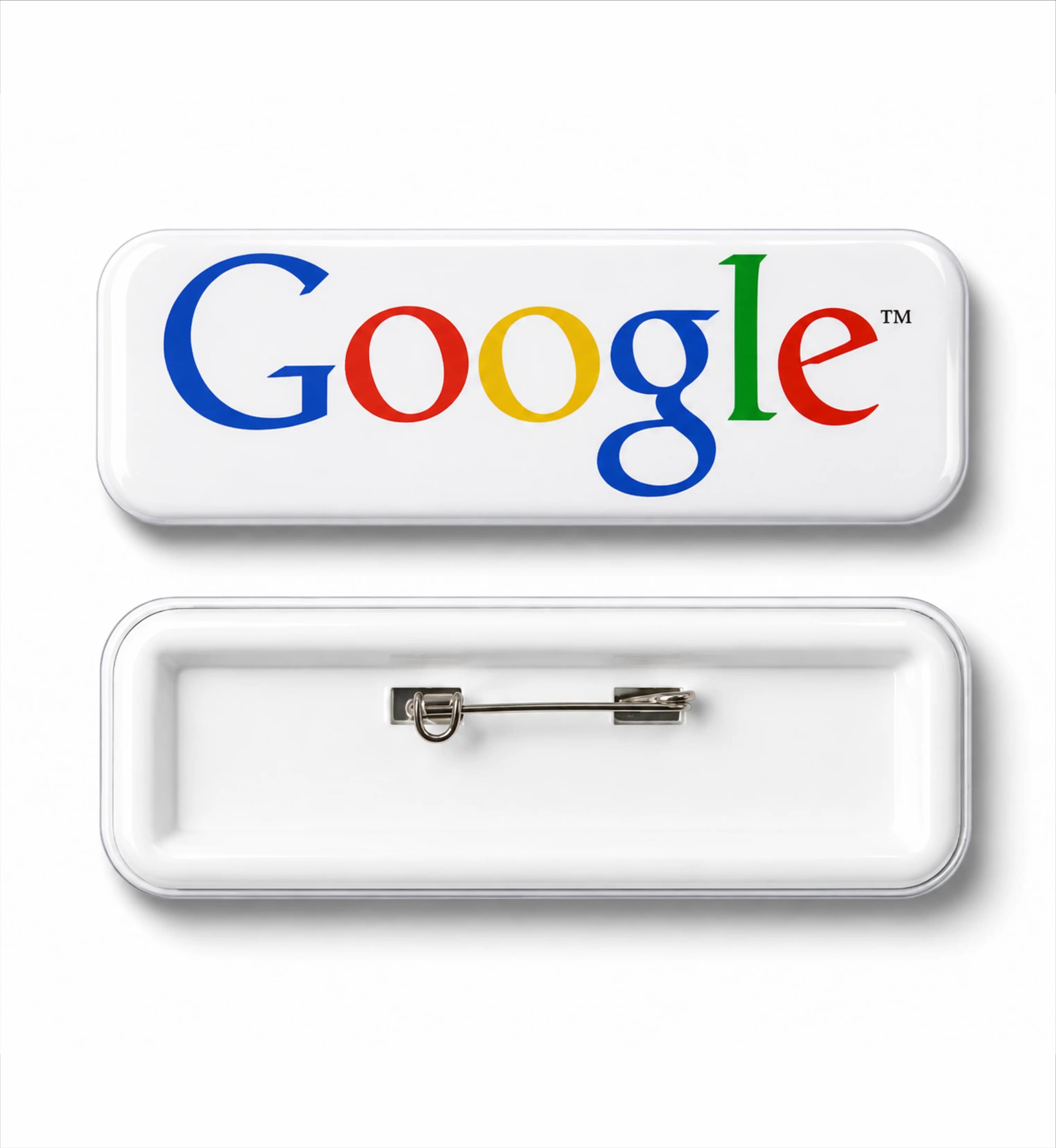 Rectangle Pin Badge