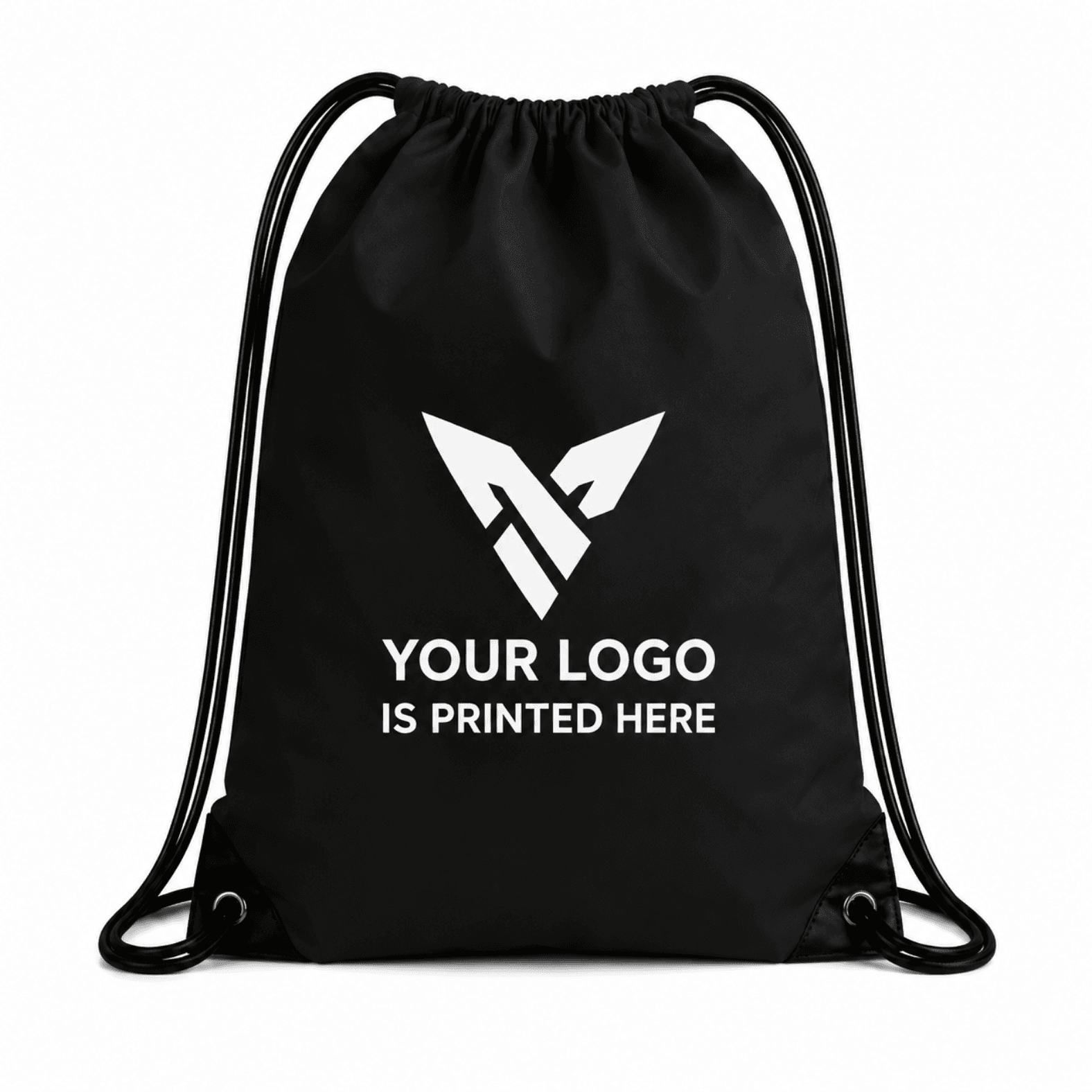 Black Drawstring Bag