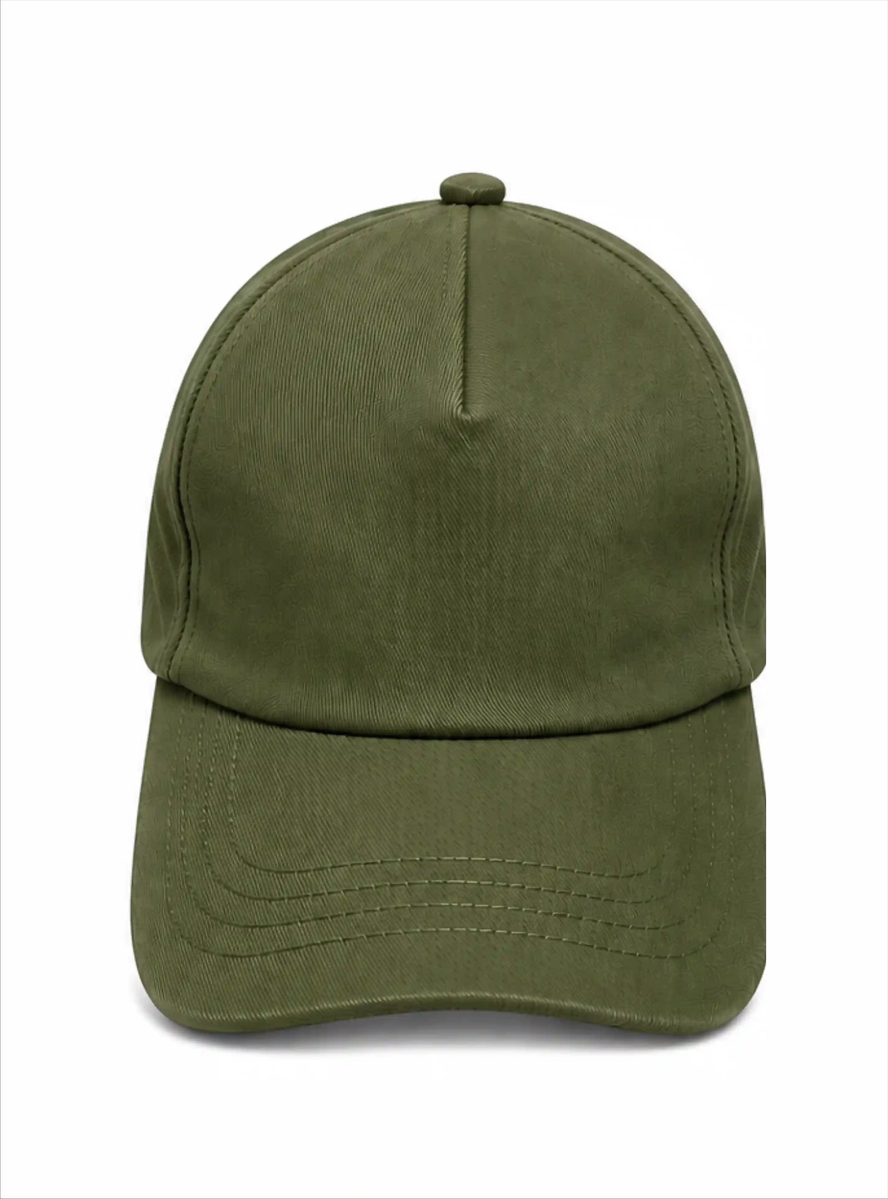 Military Green Cotton Cap