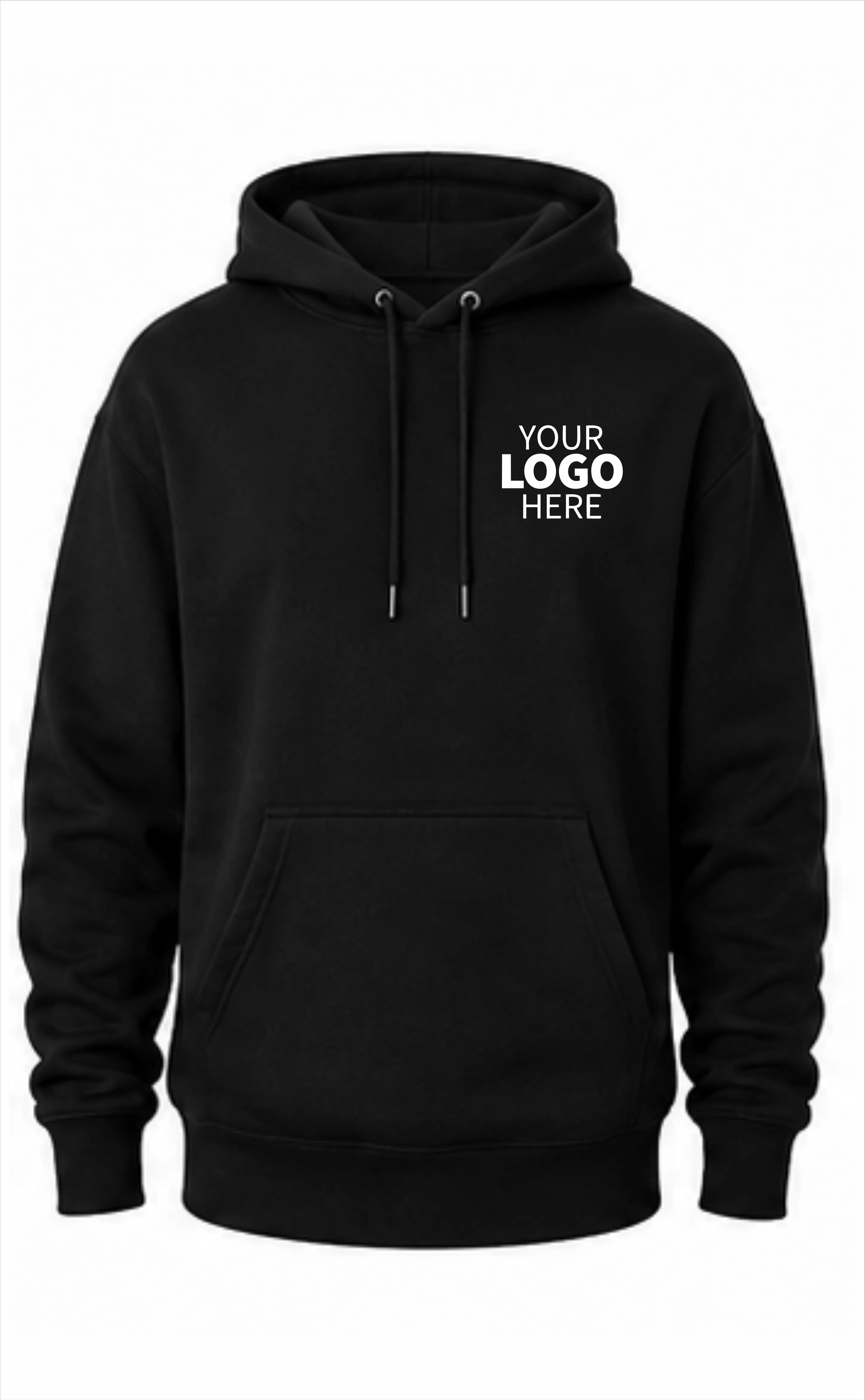 Black Pull Over Hoodie