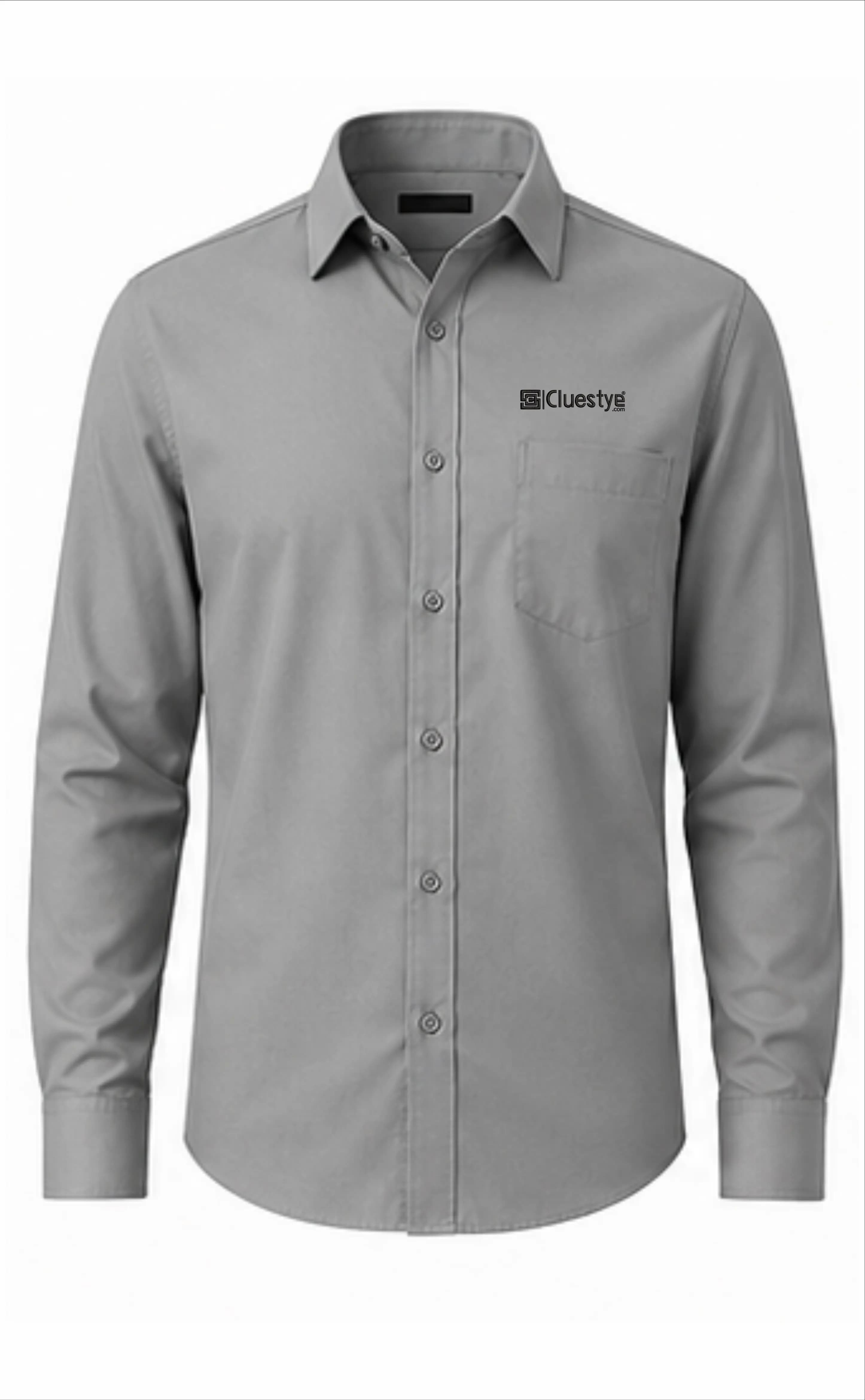 Custom Solid Gray Shirt