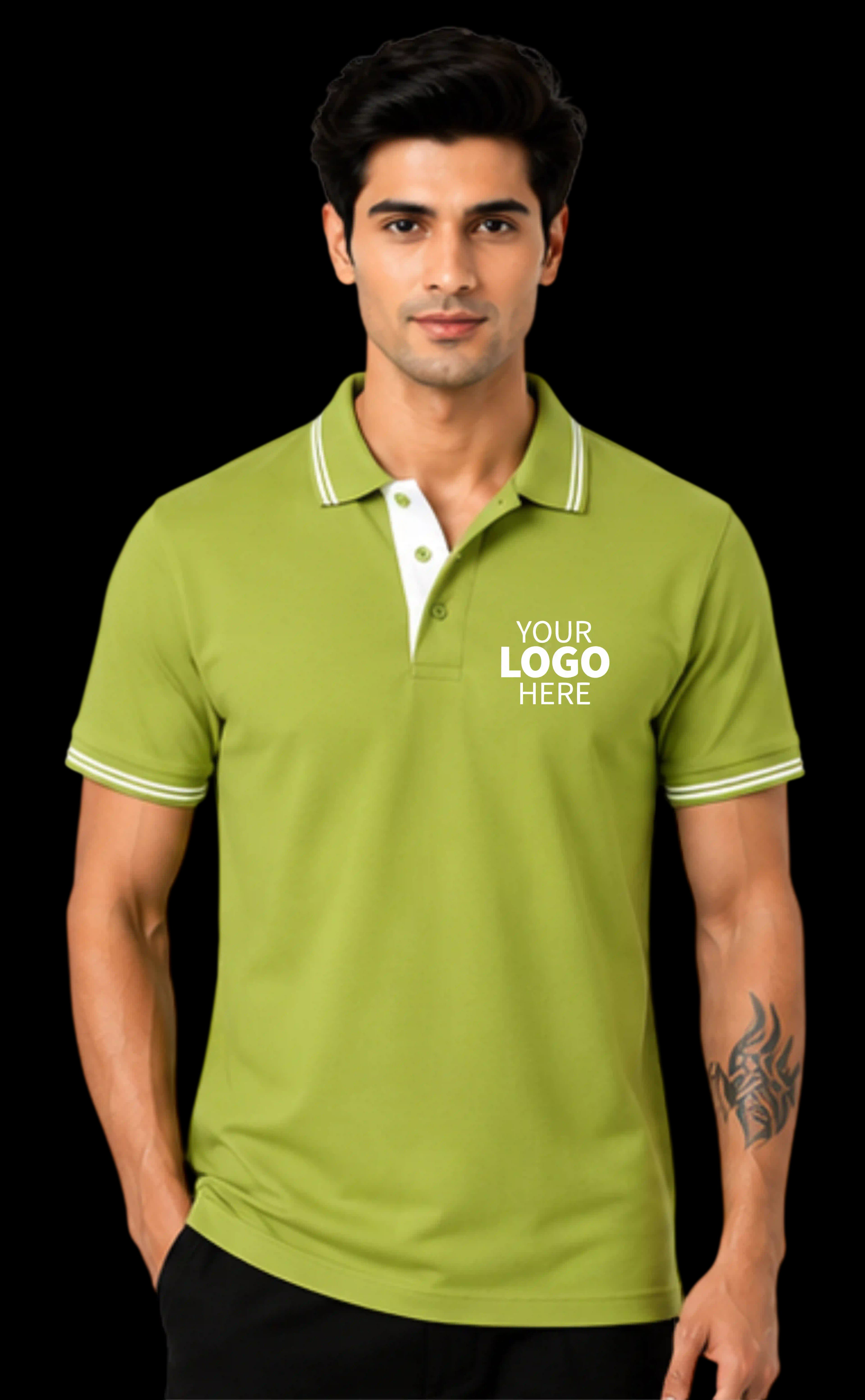Apple Green Tipping Polo