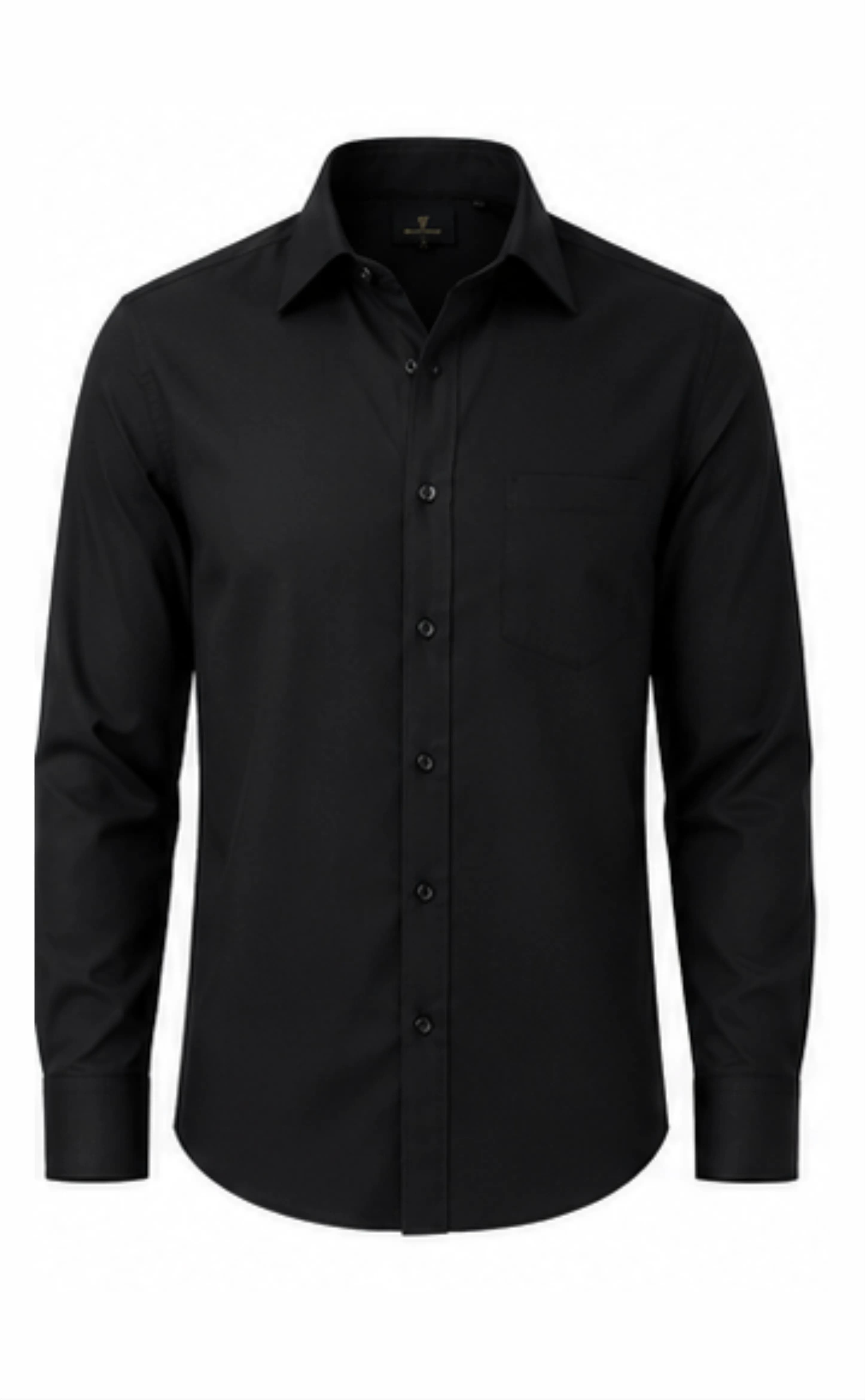 Black Dot Textured Shirt