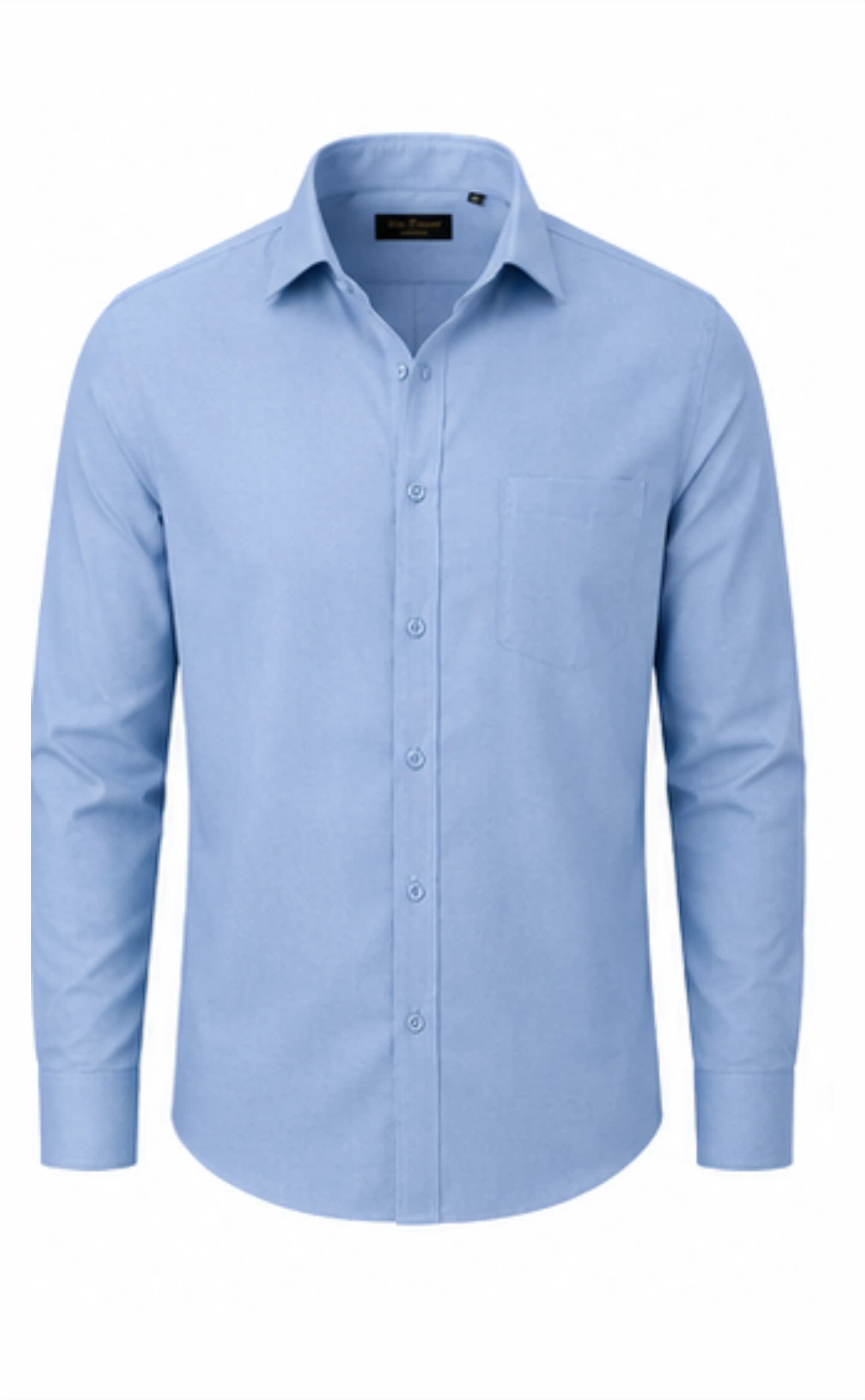 Light Blue Dot Textured Shirt