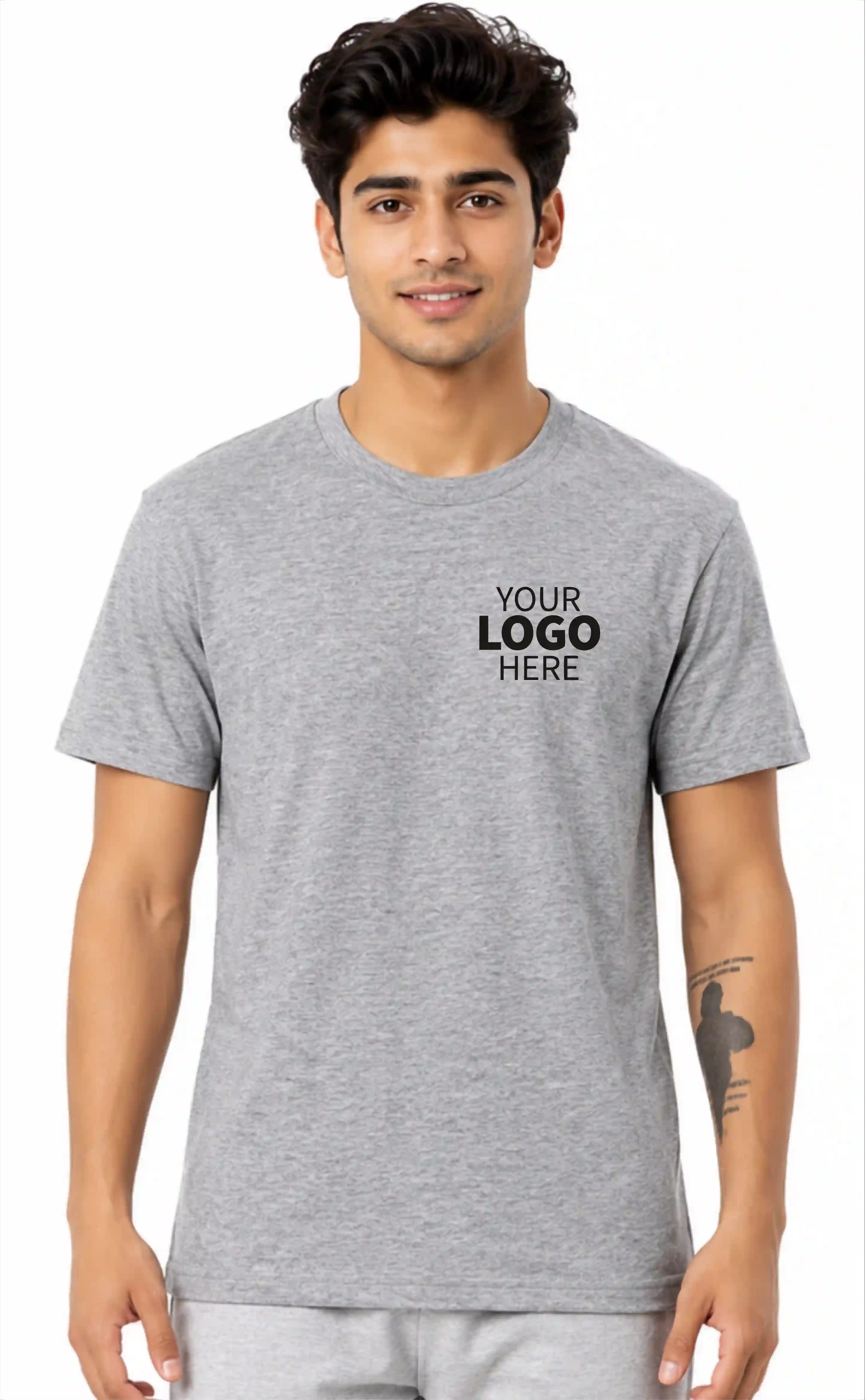 Grey Customizable T-shirt