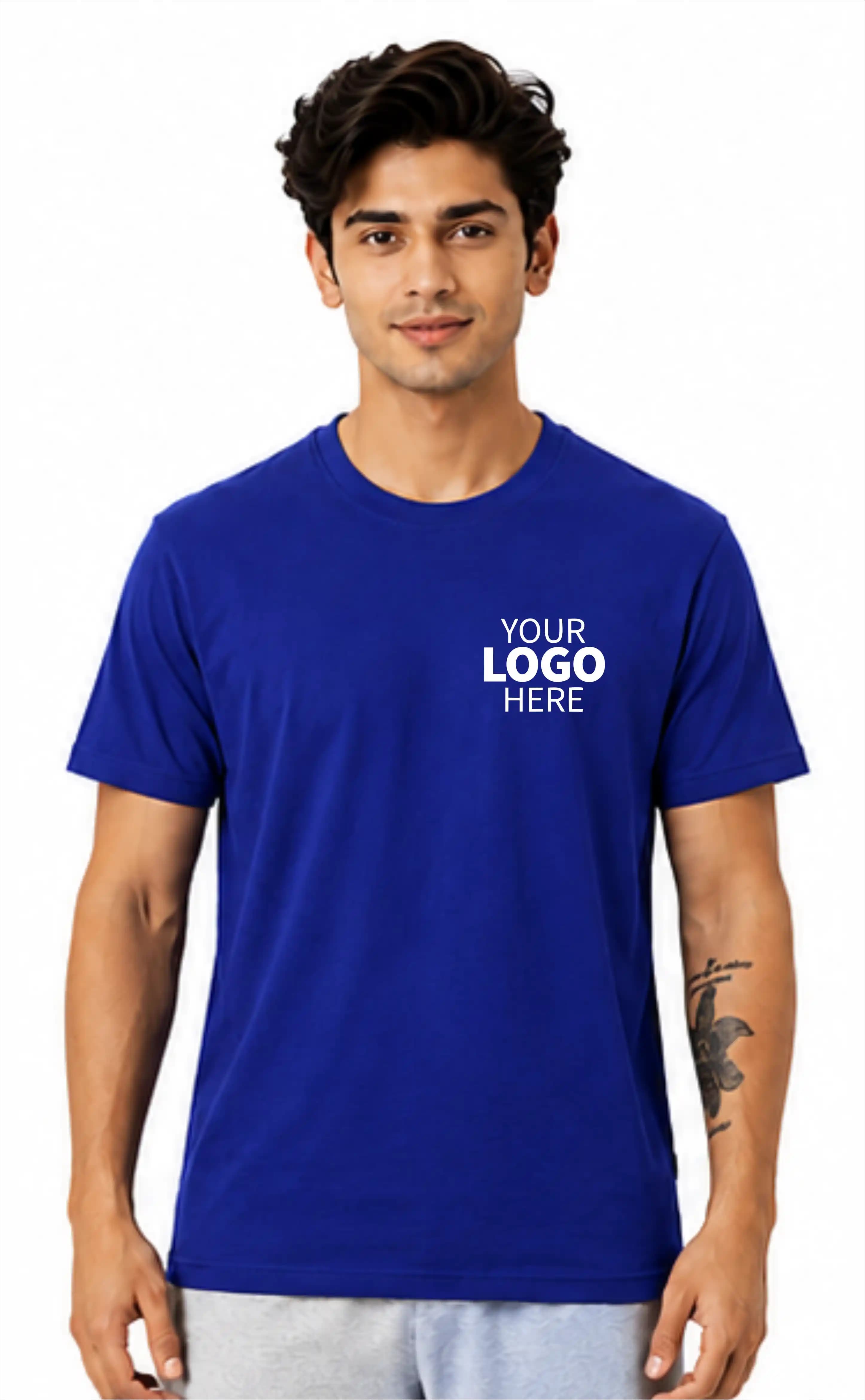 Royal Blue Round Neck