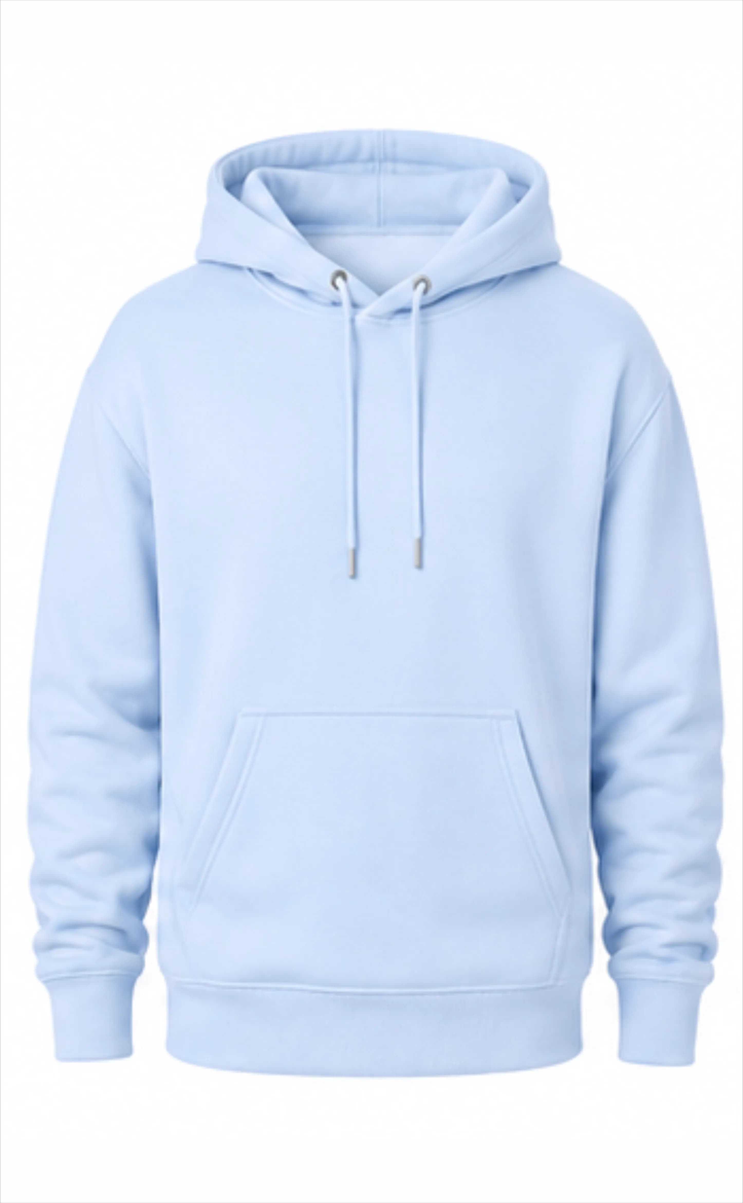 Solid Ice Blue Hoodie