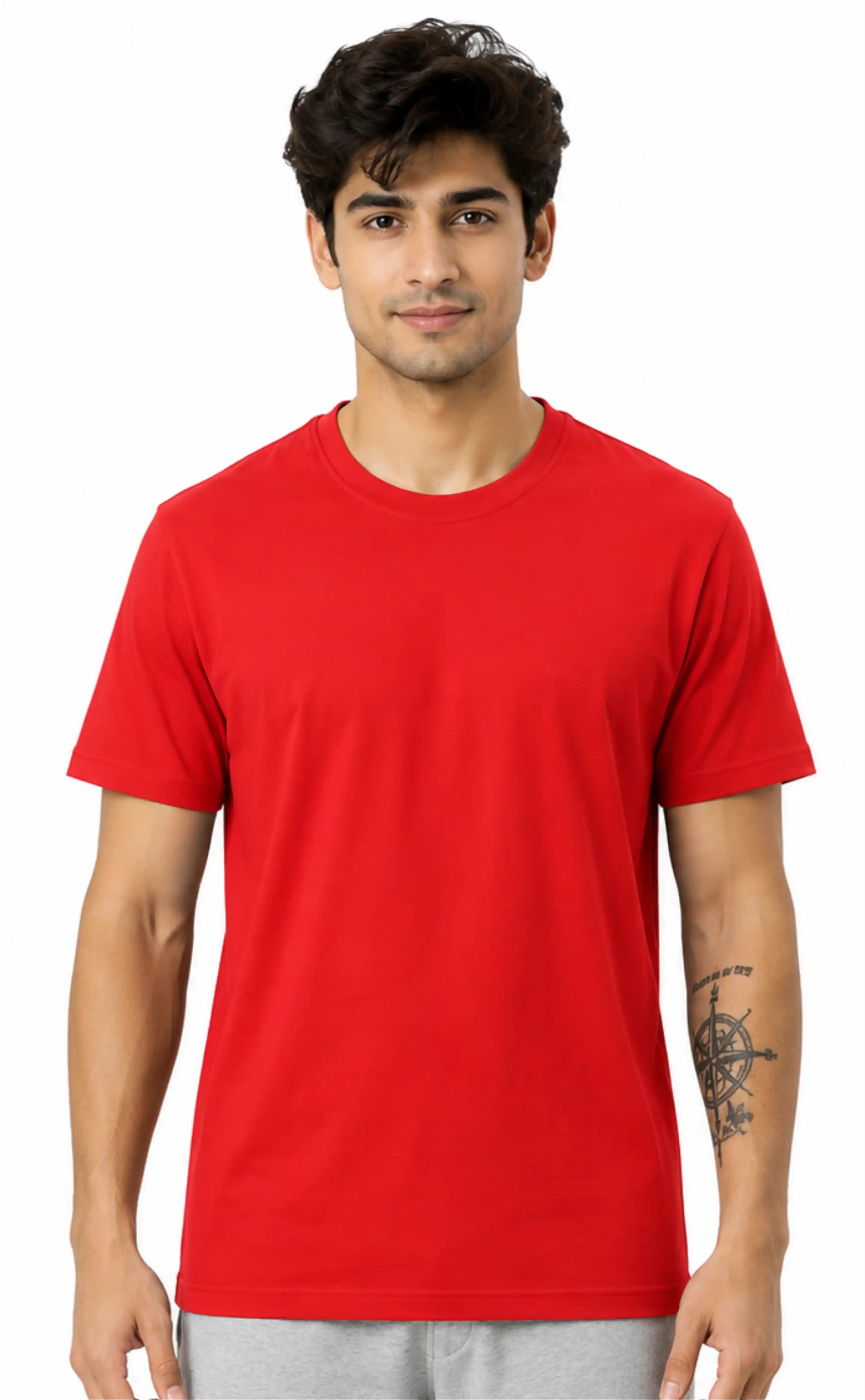 Red Round Neck