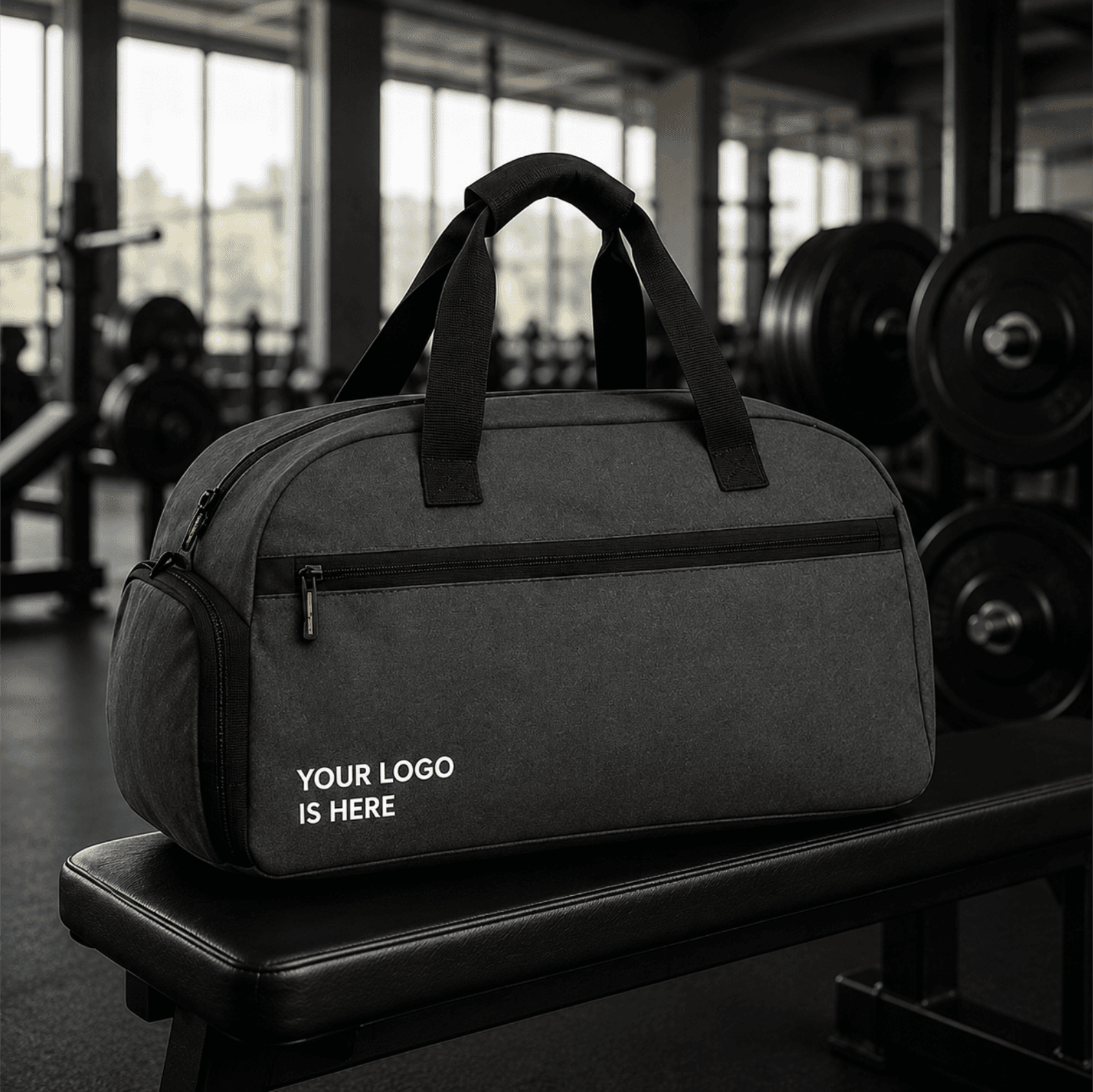 Sport Grey Gym Bag
