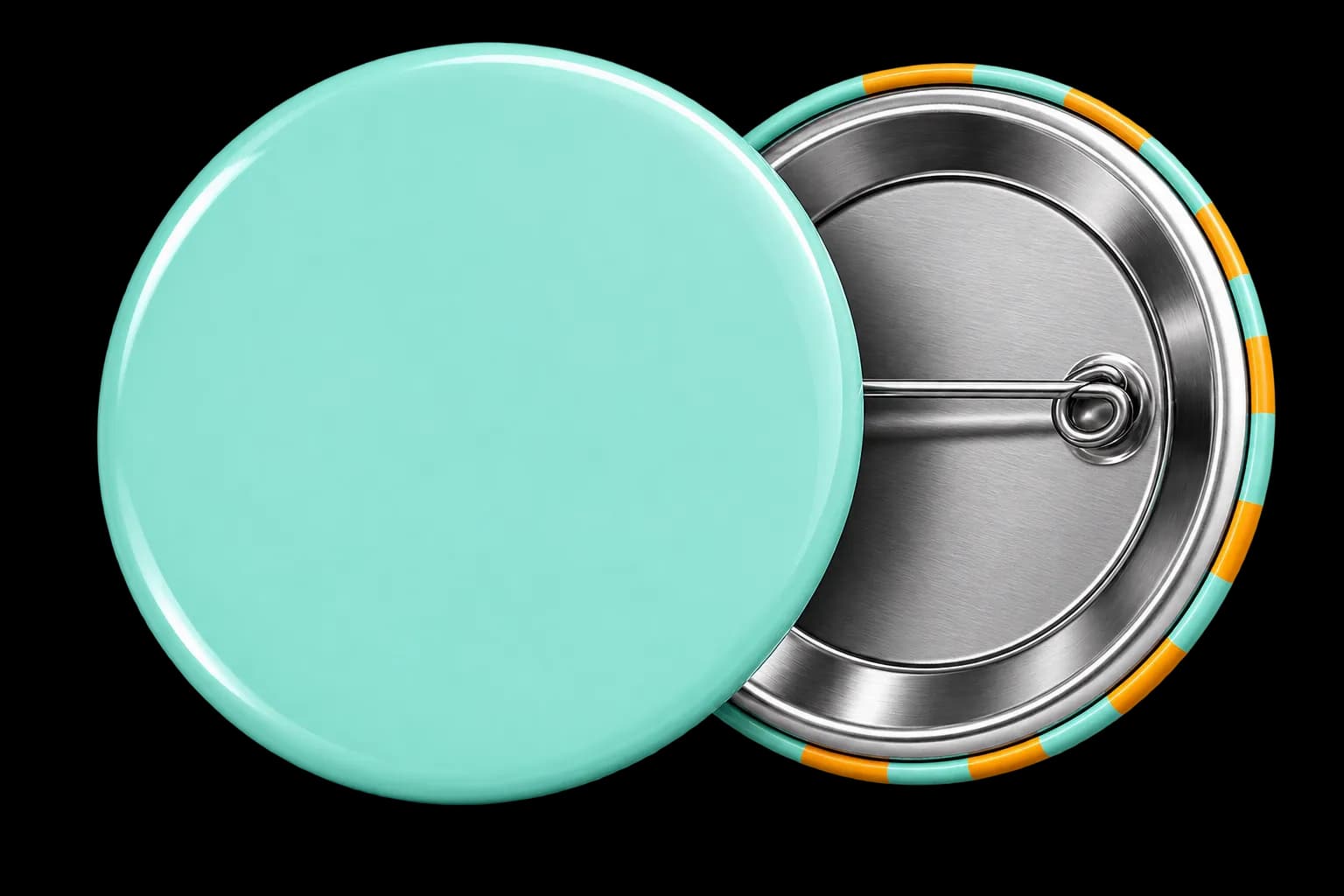 Round Pin Badge