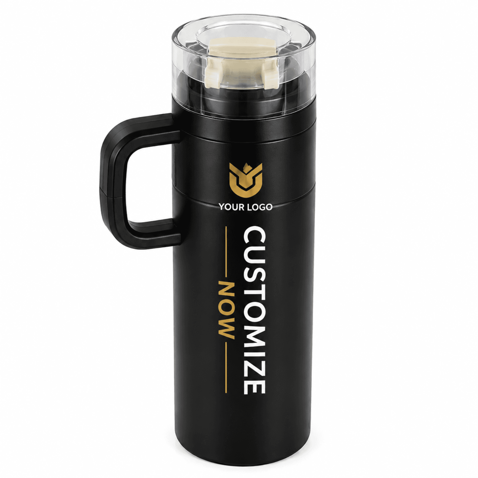 Black Stainless Steel Up Bottle