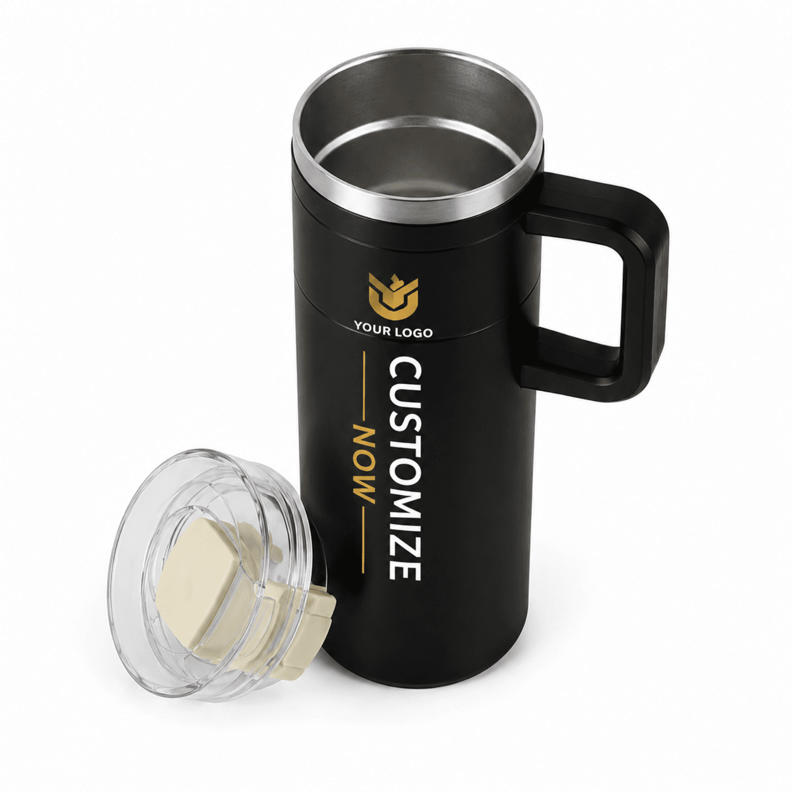 Black Stainless Steel Up Bottle