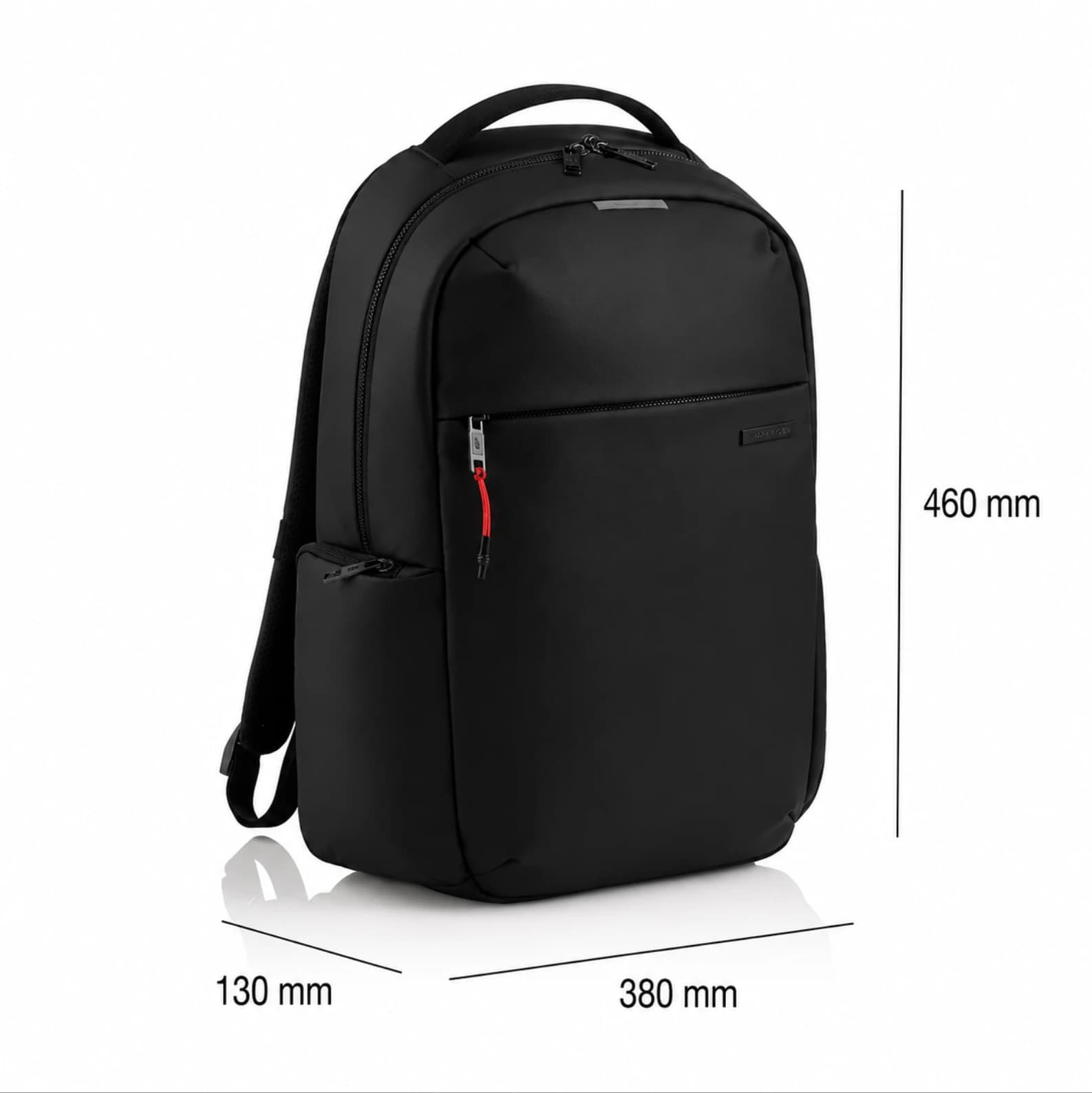 Modern and Minimalist Backpack 22L Black With Laptop Compartment