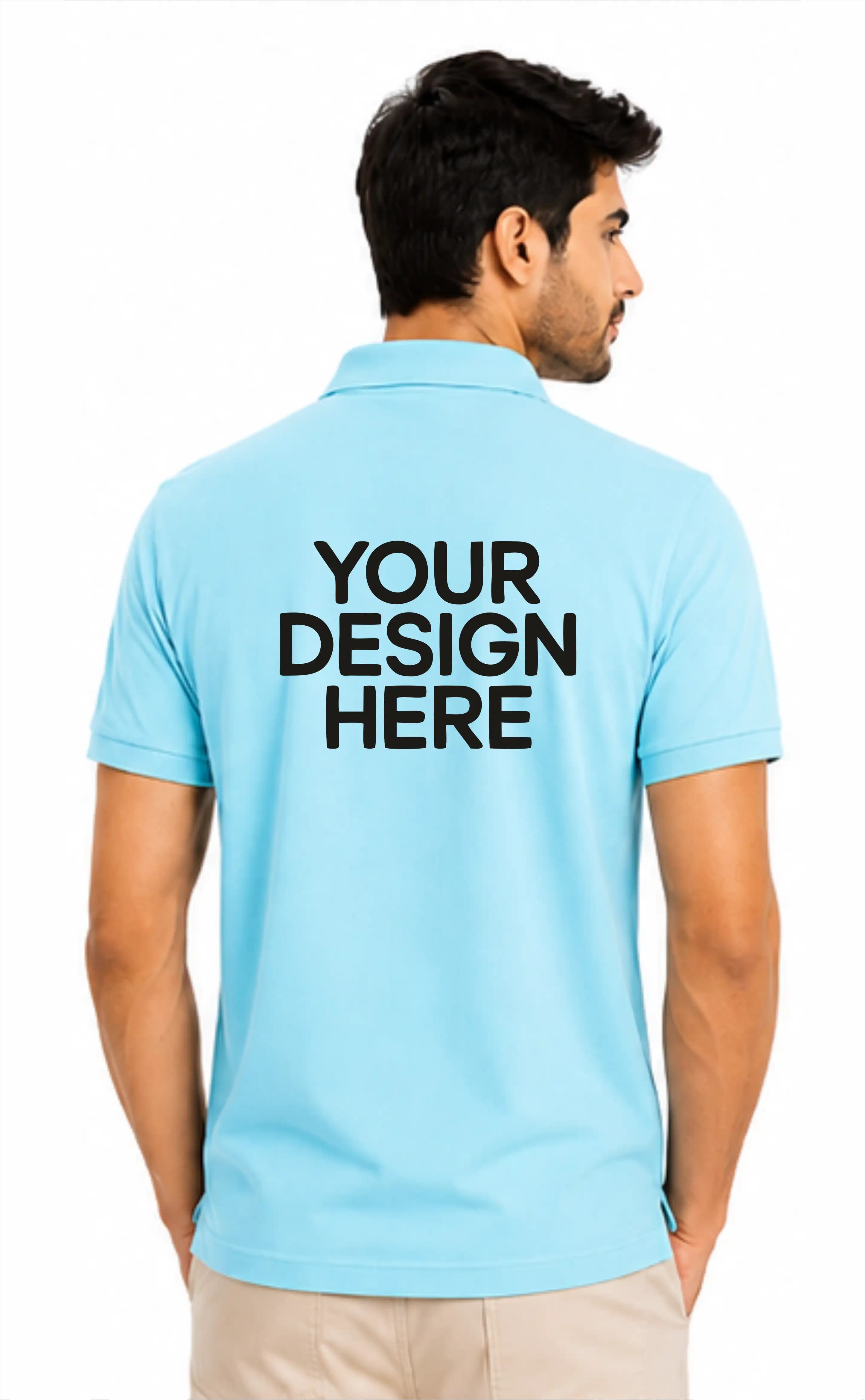 Custom Solid Polo T-Shirt
