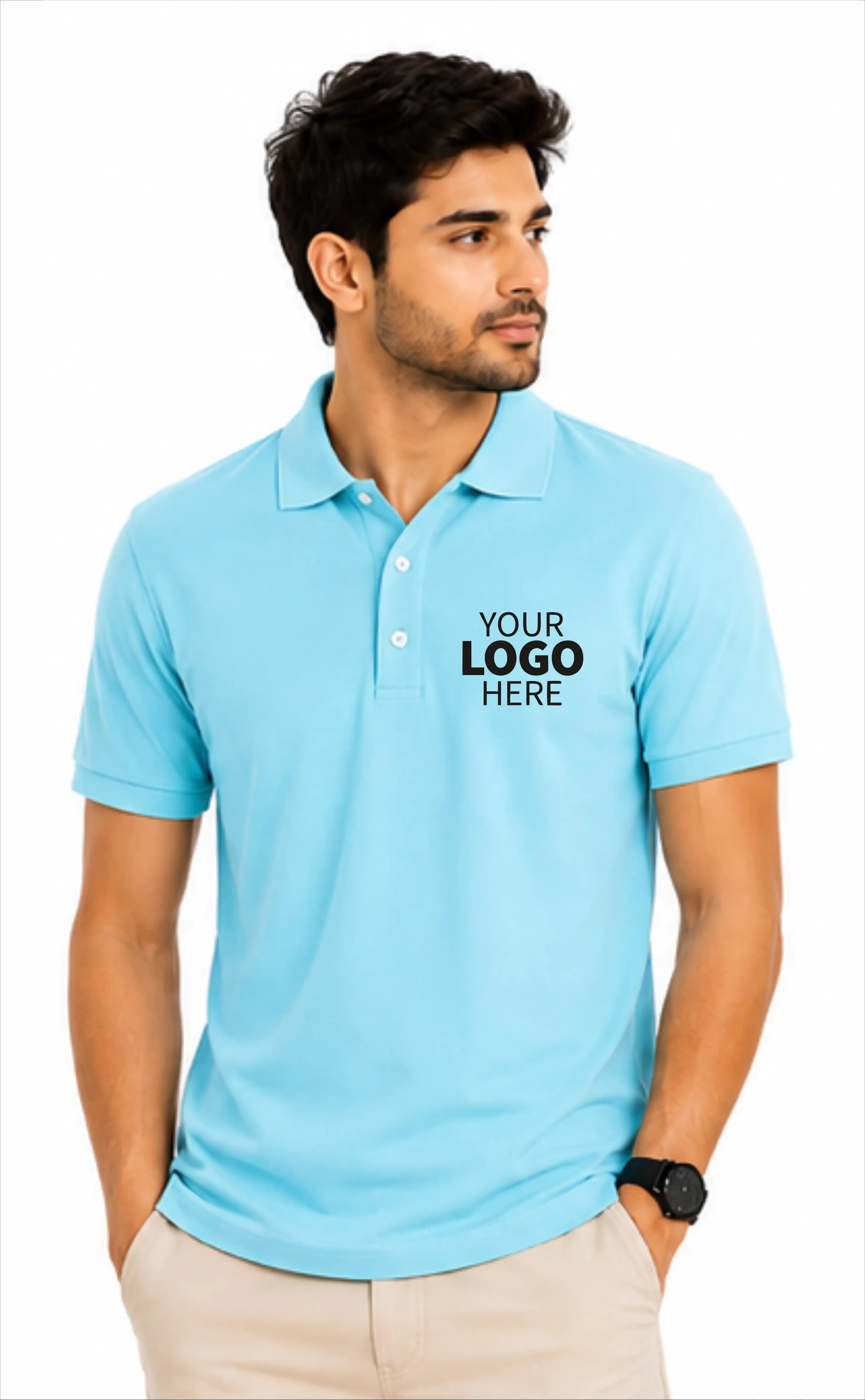 Custom Solid Polo T-Shirt