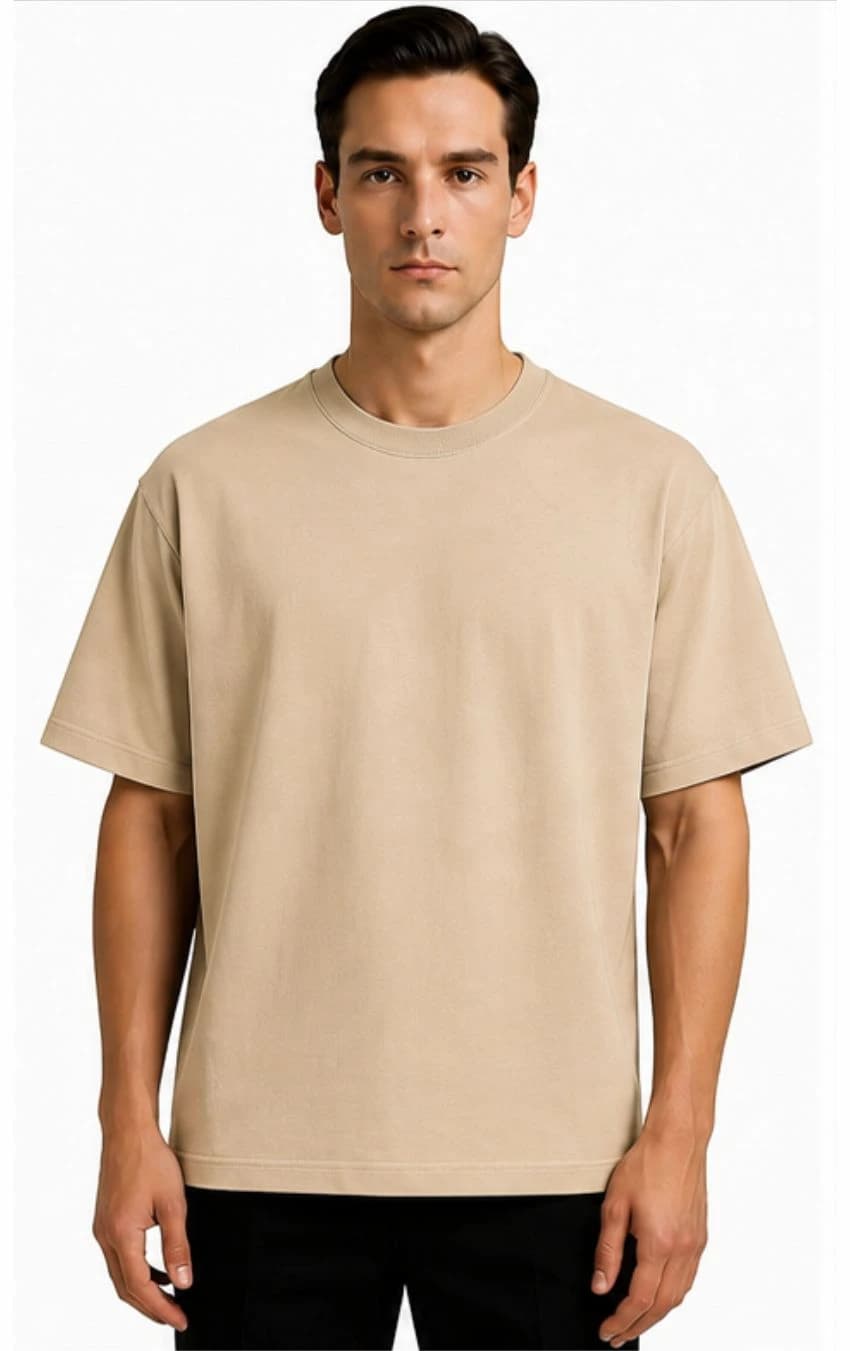 Beige Oversized T-Shirt