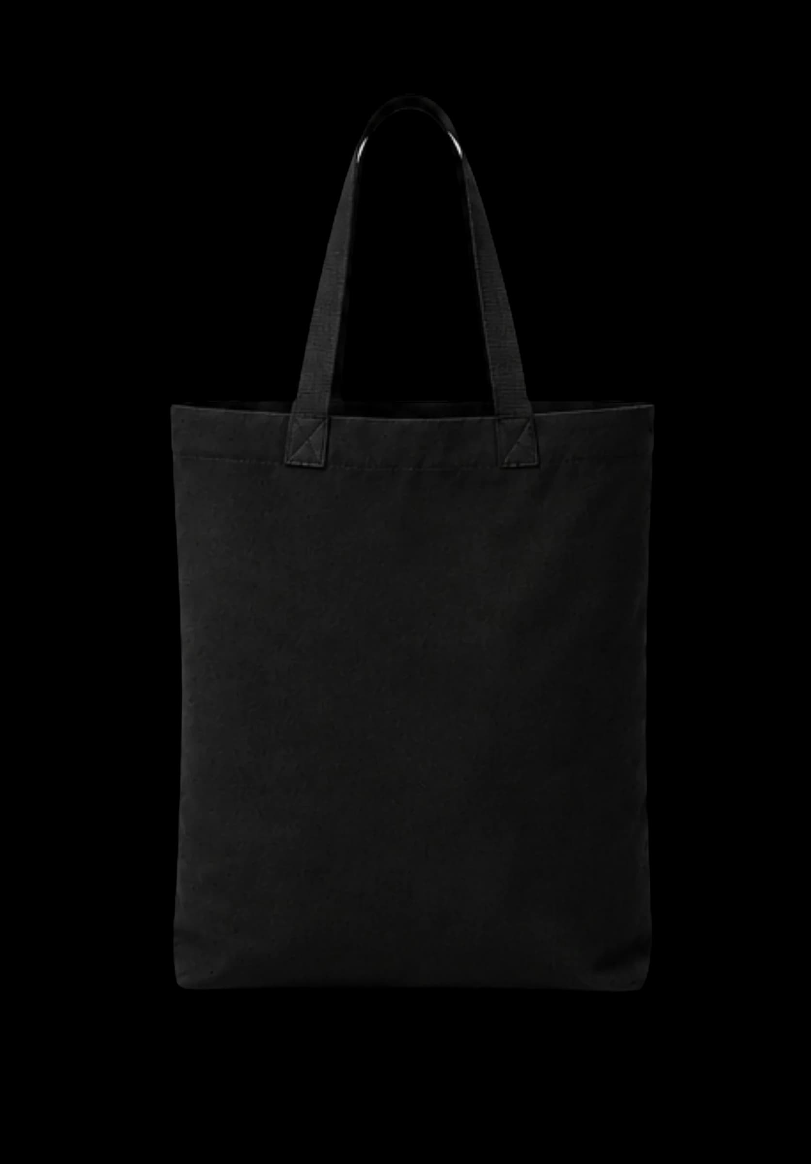 Black Canvas Tote Bag